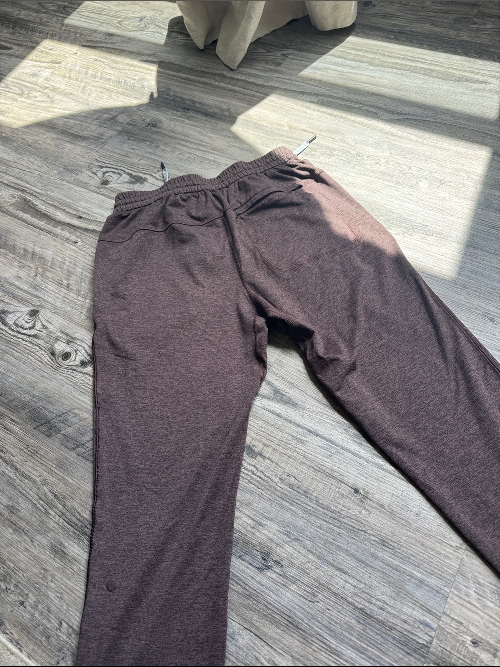Cozy Drawstring Lounge Pants - Brown Heather